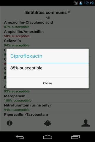 医师和药师抗菌谱截图1