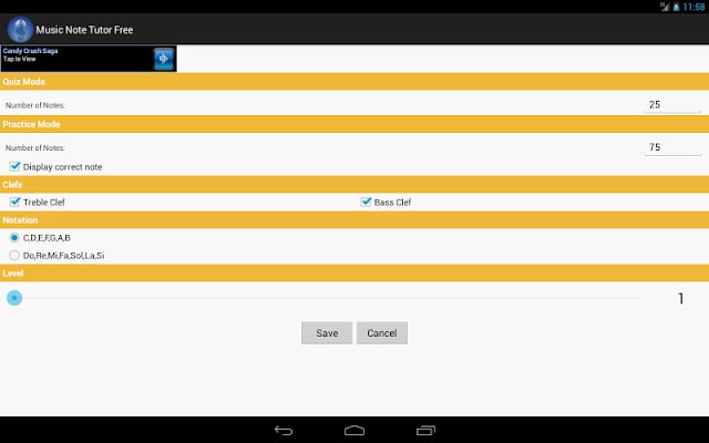 Music Note Tutor Free截图4