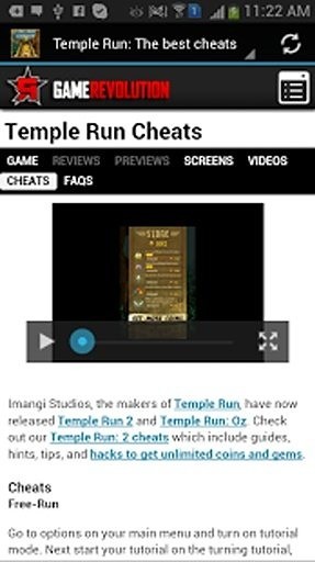 Temple Run: The best Cheats截图5