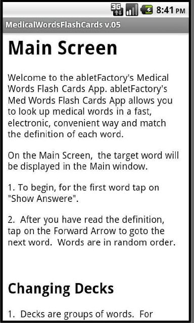 Medical Flashcards截图5