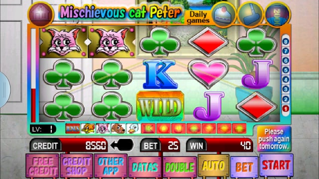 SLOT Mischievous Cat Peter 25LINES截图4