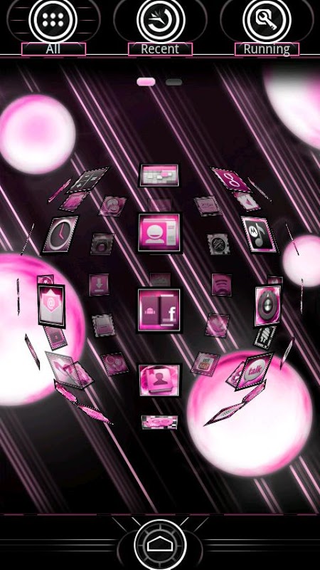 Pink ICS GO Launcher截图6