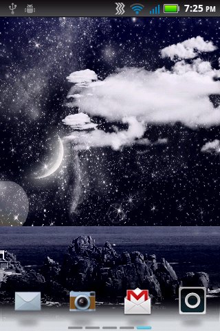 Magical NightSky LWP Free截图4