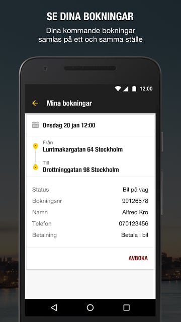 Taxi Sthlm截图10