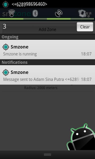 Auto Sms By Zone (LITE)截图4