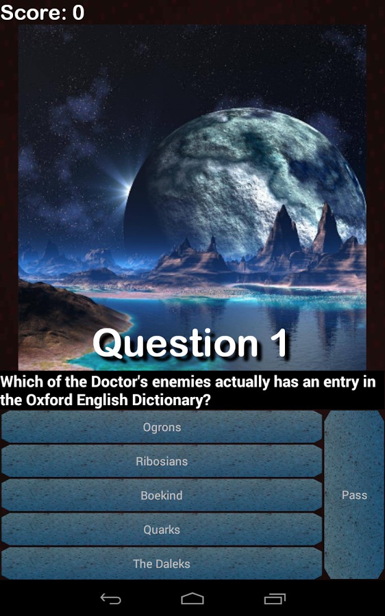 Unofficial Doctor Who Quiz截图6