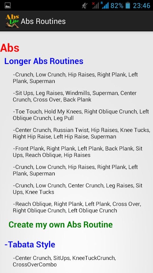 Abs Routines Lite截图2