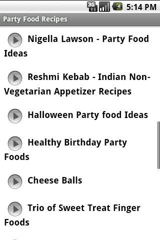 Party Food Recipes截图1