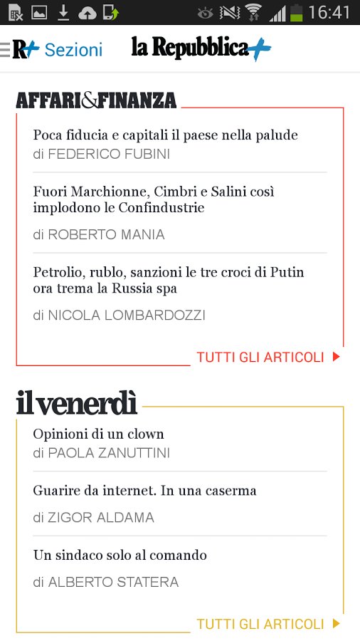 la Repubblica Mobile截图10