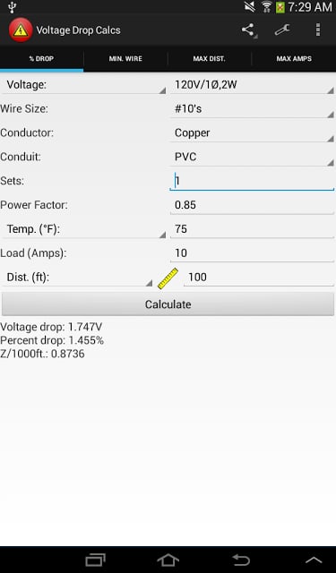 Voltage Drop Free截图2