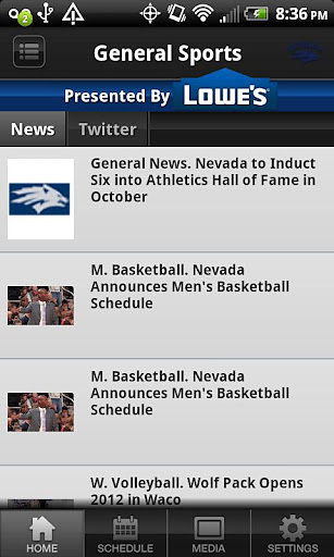 Nevada Wolf Pack Sports截图4