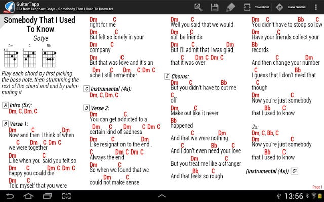 GuitarTapp - Tabs &amp; Chords截图10