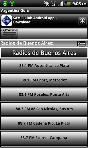 Argentina Guide Radios n News截图4