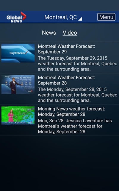 Global News Skytracker截图4