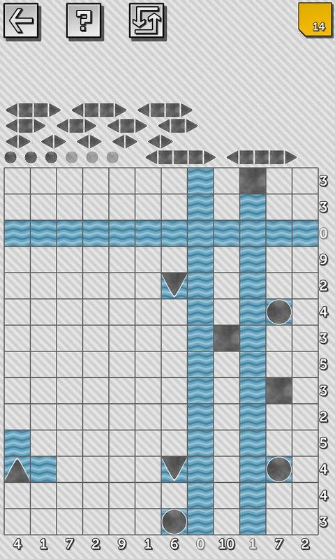 Battleship Solitaire Puzzles截图4