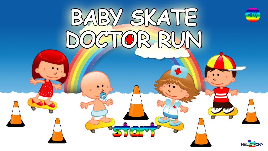 Baby Doctor Skateboard Rush截图1