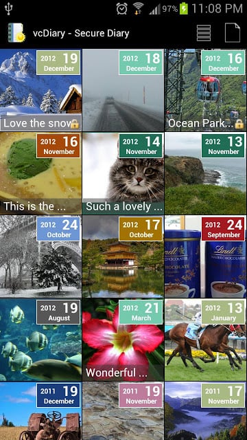 vcDiary Lite- 安全日记截图9