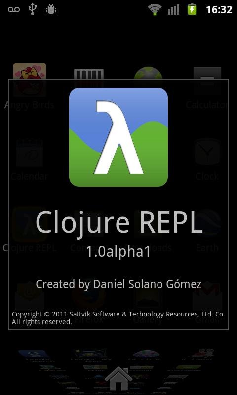 Clojure REPL截图1