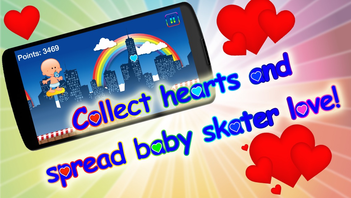 Baby Doctor Skateboard Rush截图3