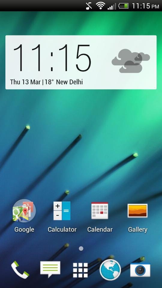 htc one m8时钟皮肤截图3