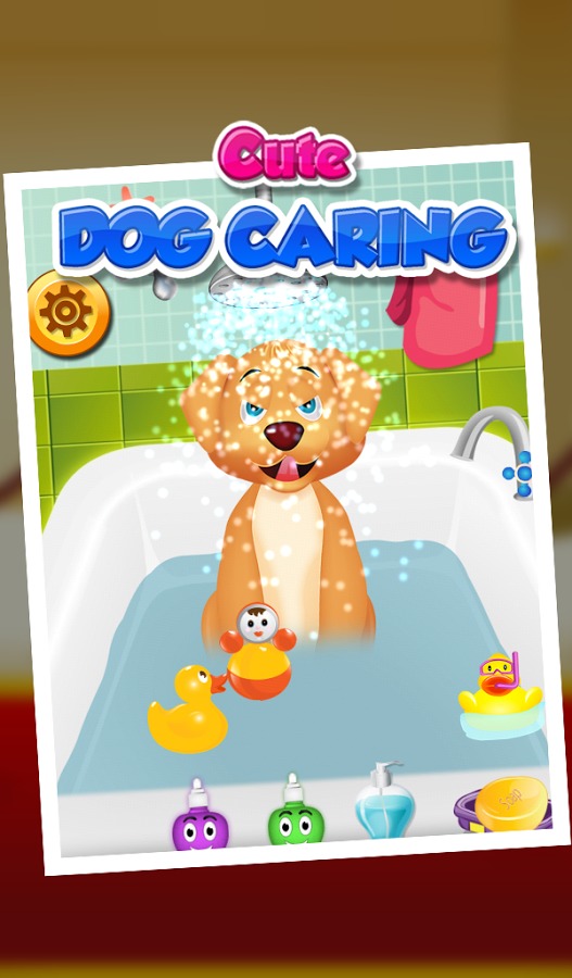 Cute Dog Caring - Kids Game截图1