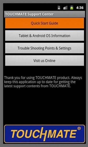 TOUCHMATE Support Center截图3