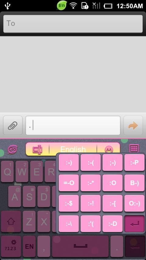 GO Keyboard Happy hour theme截图5