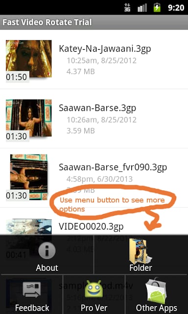 Fast Video Rotate Trial截图4