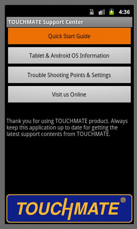 TOUCHMATE Support Center截图2