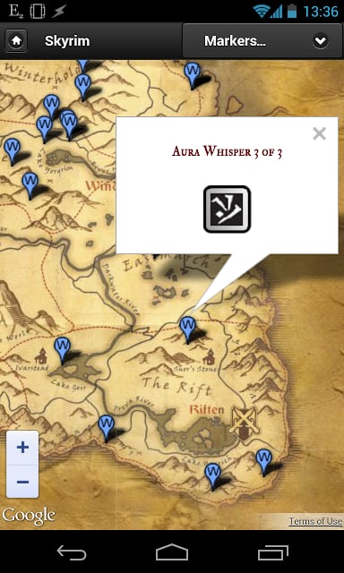 Skyrim Map截图1