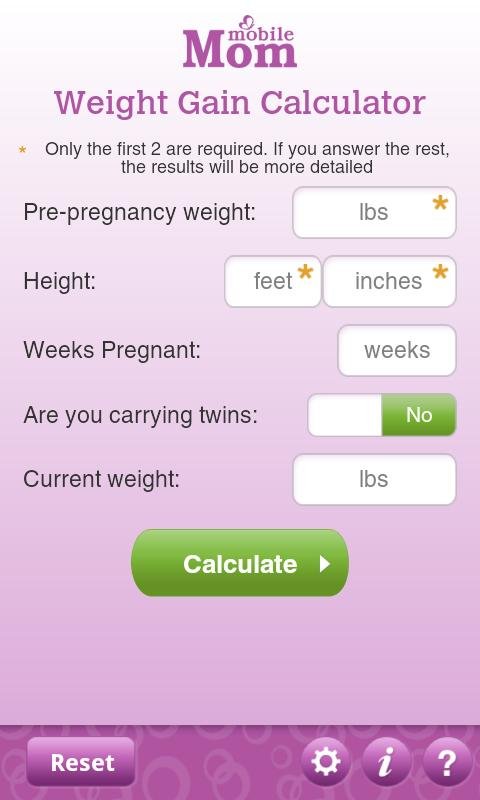 孕期体重计算器 SureBaby Weight Gain Calculator截图1