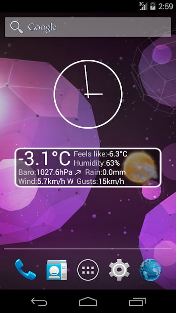 Weather Personal Widget截图3