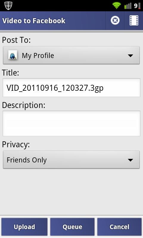 Video Uploader to Facebook截图3