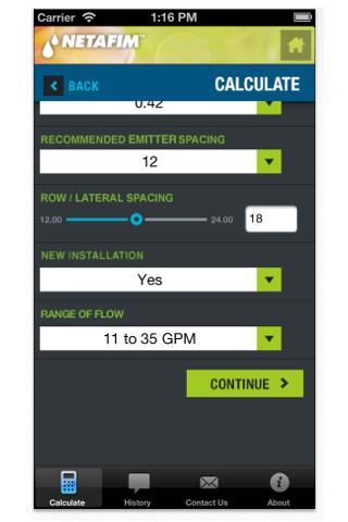 Netafim Landscape Calculator截图1