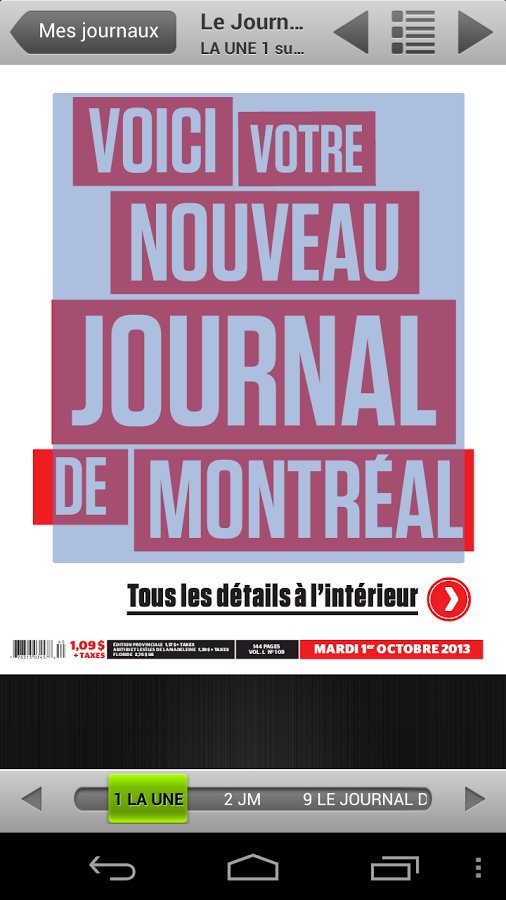 Journal de Montr&eacute;al - &eacute;ditionE截图10