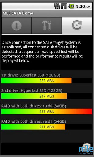 MLE SATA Demo截图1