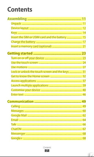 Samsung Galaxy S3 Manual截图4