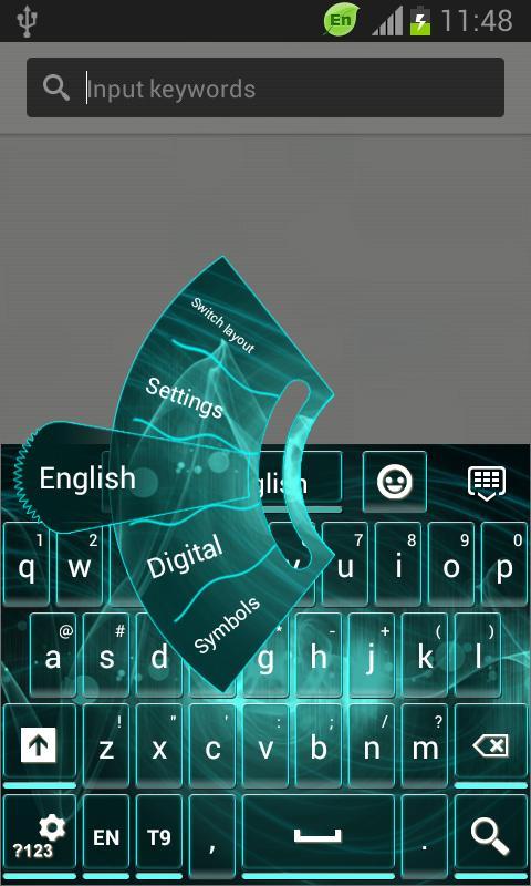 Keyboard for Sony Xperia P截图2