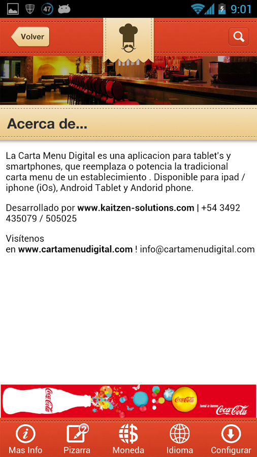 Carta Menú Digital para Phone截图8