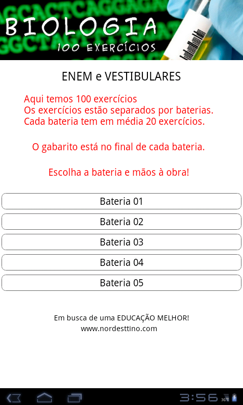 BIOLOGIA 100 EXERCÍCIOS截图1