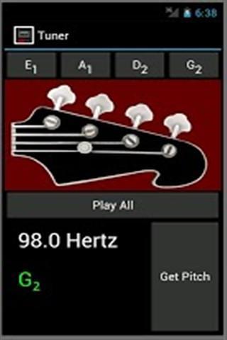 简单的低音吉他调谐器截图1