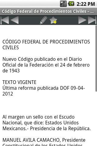 Código Federal de Procedimient截图3