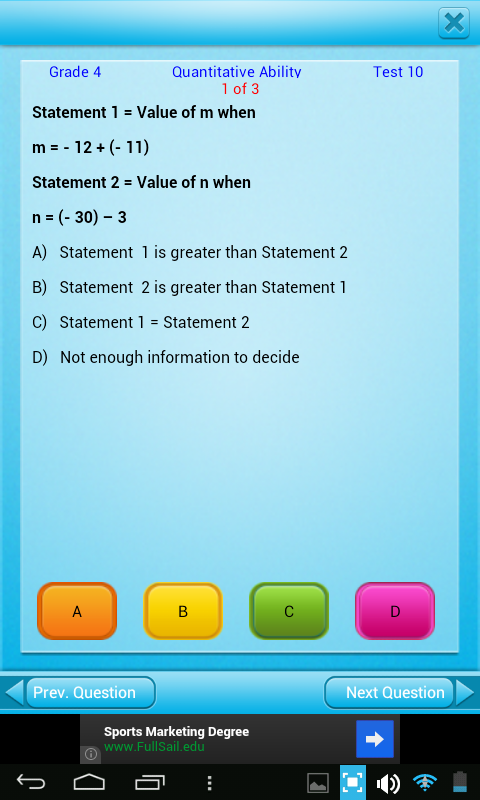 QVprepLite毕业4数学英语截图1