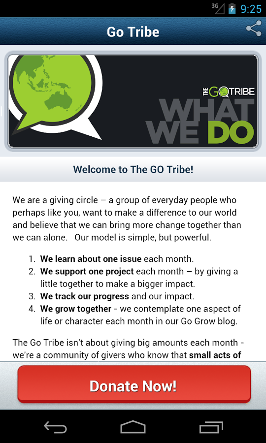 GO Tribe–Bring Change Together截图2