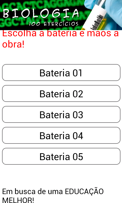 BIOLOGIA 100 EXERCÍCIOS截图5