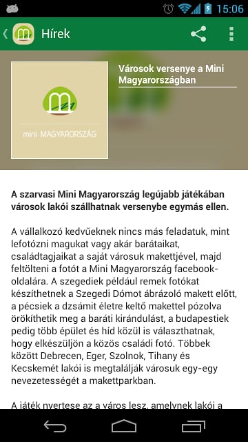 Mini Magyarorsz&aacute;g Szarvas截图3