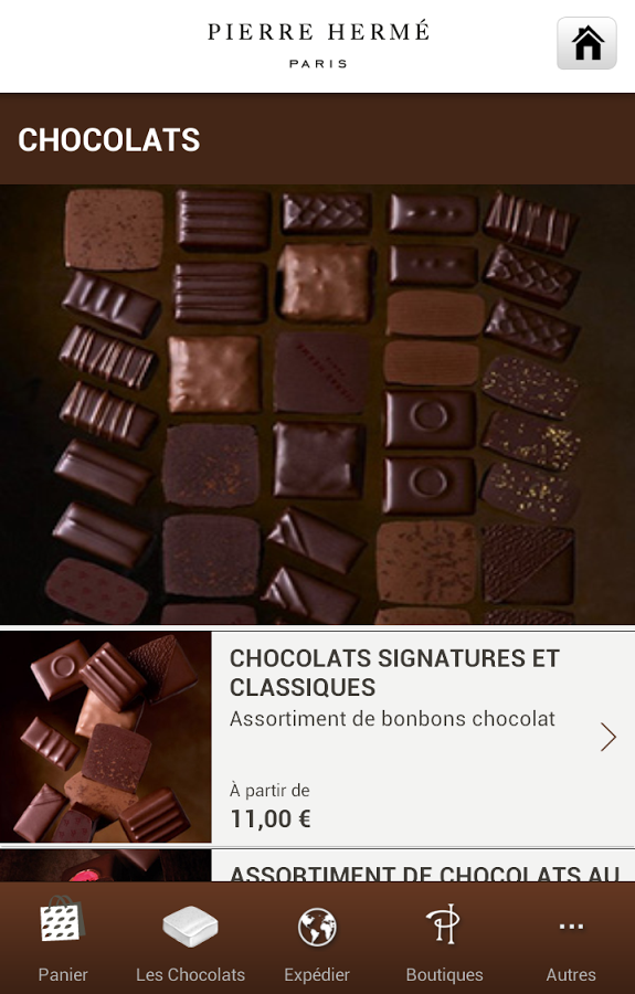 Chocolats Pierre Hermé Paris截图1