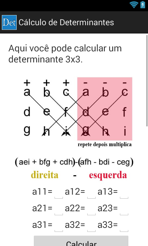 CÁLCULO DE DETERMINANTES截图3