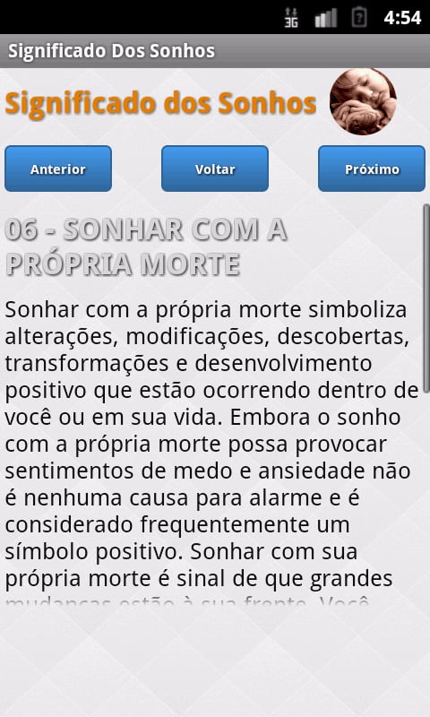 Significado Dos Sonhos G...截图2