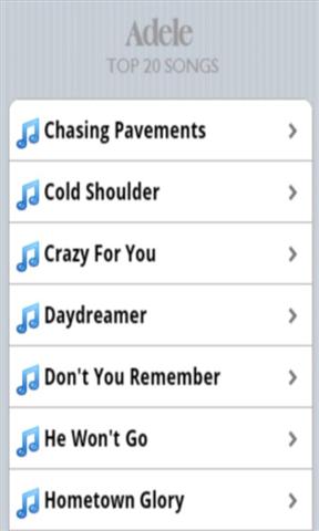 阿黛尔歌曲 Adele Songs截图1